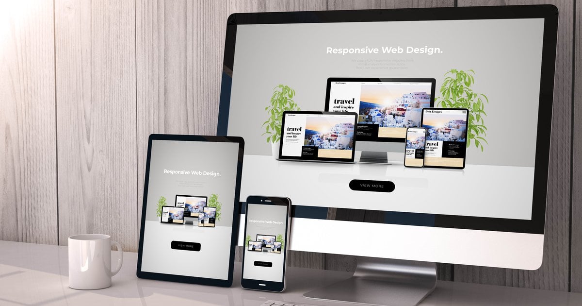 Diseño web responsive adaptándose a diferentes dispositivos móviles y desktop